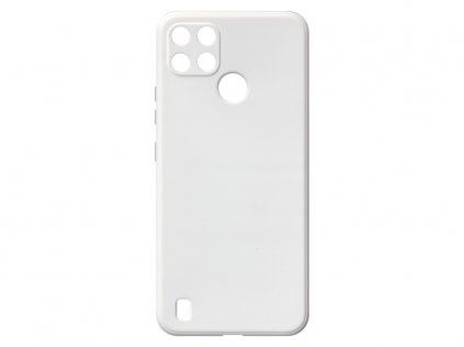 Jednobarevný kryt bílý na Oppo Realme C21 YOPPO REALME C21 Y white