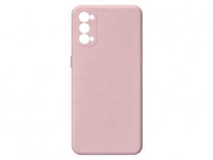 Jednobarevný kryt pískově růžový na Oppo Reno 4 5GOPPO RENO 4 5G pink