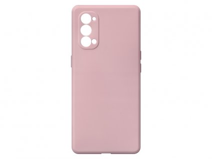 Jednobarevný kryt růžový na Oppo Reno 4 Pro 5GOPPO RENO 4 PRO 5G pink