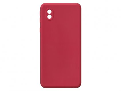 Jednobarevný kryt červený na Samsung Galaxy A01 COREGALAXY A01 CORE red