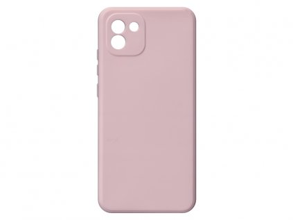 Jednobarevný kryt růžový na Samsung Galaxy A03A03 pink