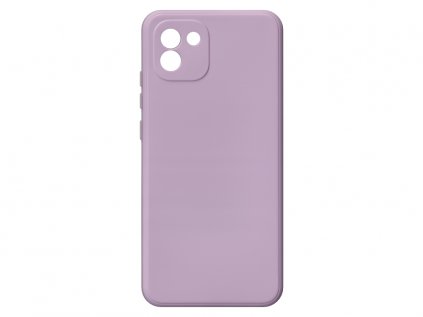 Jednobarevný kryt fialový na Samsung Galaxy A03A03 levander