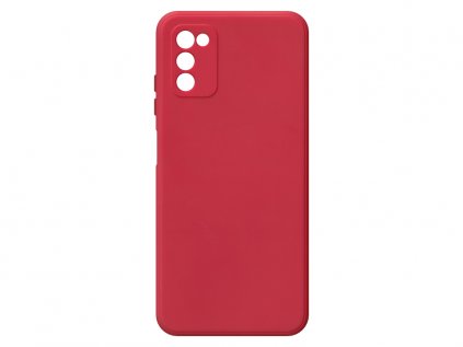 Jednobarevný kryt červený na Samsung Galaxy A03S / A037 GA03 S A037 G red