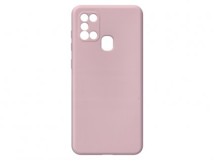Jednobarevný kryt růžový na Samsung Galaxy A21SSAMSUNG GALAXY A21 S pink