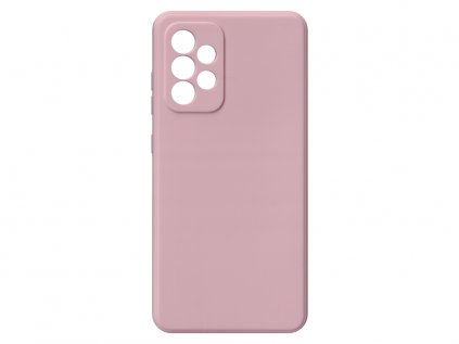 Jednobarevný kryt pískově růžový na Samsung Galaxy A52 5GSAMSUNG GALAXY A52 pink