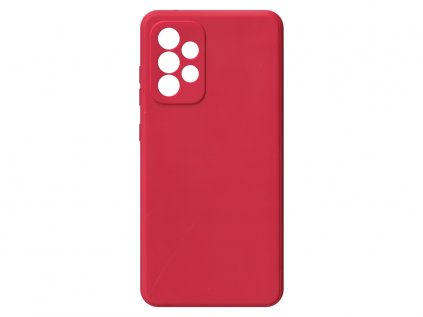 Jednobarevný kryt červený na Samsung Galaxy A52 5GSAMSUNG GALAXY A52 red