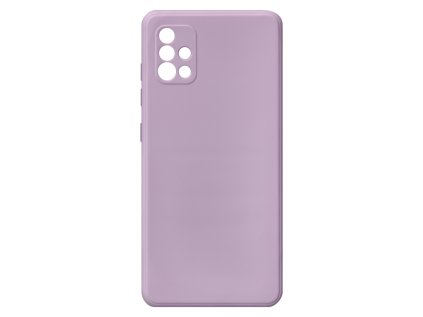 Jednobarevný kryt fialový na Samsung Galaxy A71 / A715 4GSAMSUNG GALAXY A71 A715 4G levander