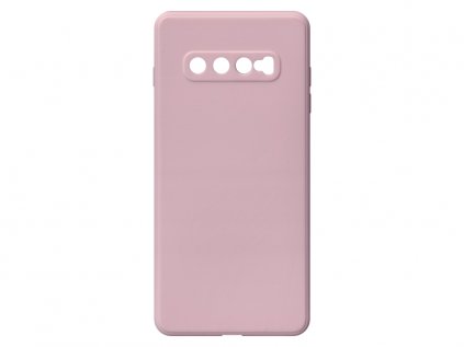 Jednobarevný kryt růžový na Samsung Galaxy S10 PlusSAMSUNG GALAXY S10+ pink