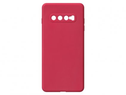 Jednobarevný kryt červený na Samsung Galaxy S10 PlusSAMSUNG GALAXY S10+ red