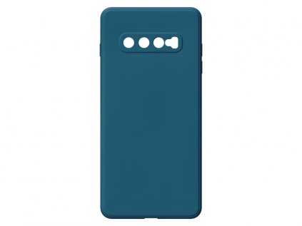 Jednobarevný kryt modrý na Samsung Galaxy S10 PlusSAMSUNG GALAXY S10+ blue