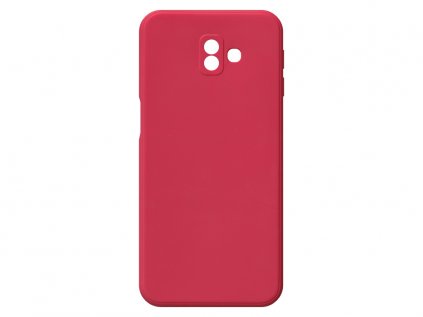 Jednobarevný kryt červený na Samsung Galaxy J6 PlusSAMSUNG GALAXY J6+ red