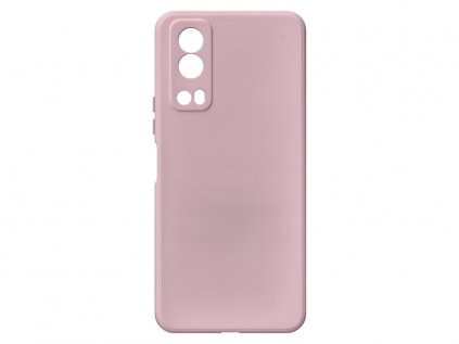 Jednobarevný kryt růžový na Vivo Y72 5GVIVO Y72 5G pink