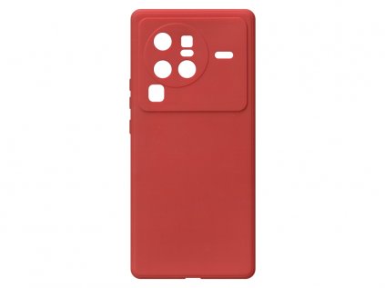 Jednobarevný kryt červený na Vivo X80 ProVIVO X80 PRO red