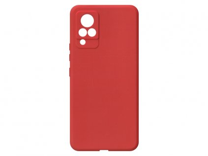 Jednobarevný kryt červený na Vivo V21 5GVIVO V21 5G red