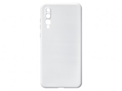 Jednobarevný kryt bílý na Huawei P20 ProHUAWEI P20 PRO white