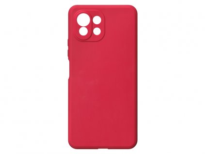 Jednobarevný kryt červený na Xiaomi Mi 11 Lite 4GXIAOMI MI 11 LITE 4G red