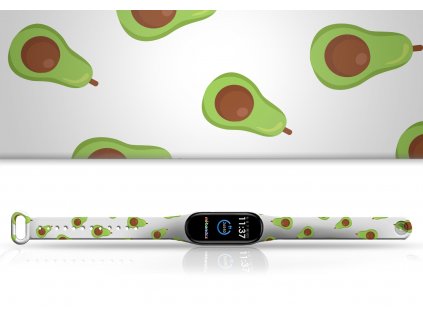 Avokádo náramek pro Mi band 2/3/4/5