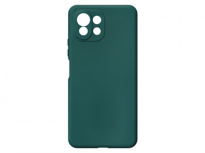 Jednobarevný kryt zelený na Xiaomi Mi 11 Lite 4GXIAOMI MI 11 LITE 4G green