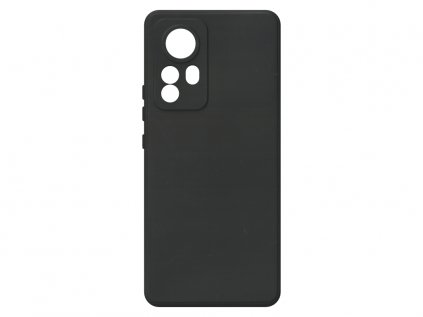 Jednobarevný kryt černý na Xiaomi Mi 12 ProXIAOMI MI 12 PRO 5G black
