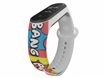 Náhradní náramek Mi band 3/4/5/6/7 BangNáhradní náramek Mi band 3/4/5/6 Bang bílý