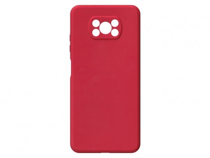 Jednobarevný kryt červený na Xiaomi Poco X3XIAOMI POCO X3 red