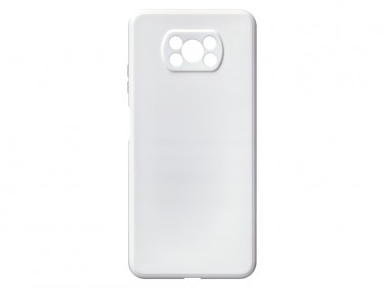 Jednobarevný kryt bílý na Xiaomi Poco X3 NFCXIAOMI POCO X3 NFC white