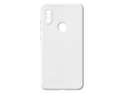 Jednobarevný kryt bílý na Xiaomi Note 6XIAOMI NOTE 6 white