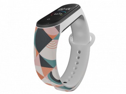 Náhradní náramek Mi band 3/4/5/6/7 BauhausNáhradní náramek Mi band 3/4/5/6 Bauhaus bílý