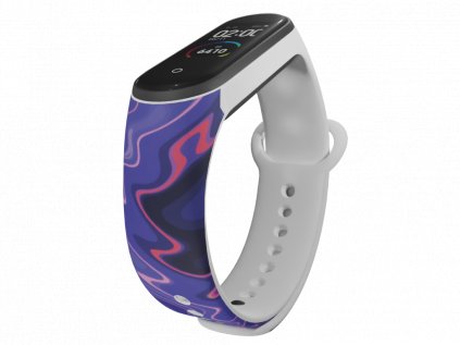 Náhradní náramek Mi band 3/4/5/6/7 Olejová skvrnaNáhradnáramek Mi band 3/4/5/6 Olejová skvrna bílý