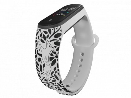 Náhradní náramek Mi band 3/4/5/6/7 Běží liška k TáboruNáhradní náramek Mi band 3/4/5/6 Běží liška k Táboru bílý