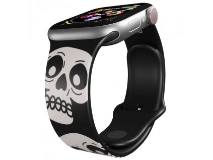 Apple watch řemínek LebkyApple watch řemínekApple watch řemínek LebkyLebky černý