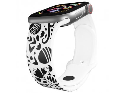 Apple watch řemínek Černobílá kuřátkaApple watch Apple watch řemínek Černobílá kuřátkaČernobílá kuřátka bílý