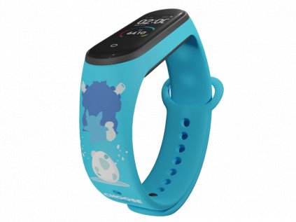 Náhradní náramek Mi band 3/4/5/6 Pokemon modrý