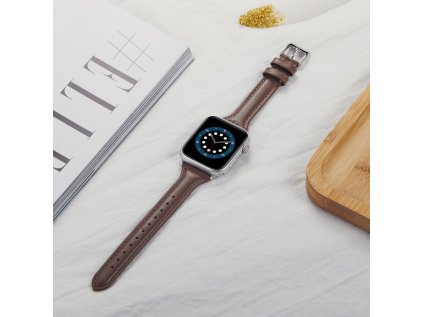 Apple watch řemínek Tenký kožený