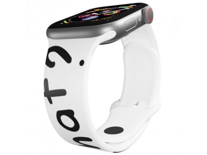 Apple watch řemínek WHAT? bílý