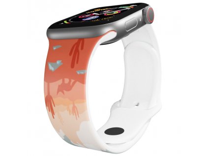 Apple watch řemínek africká poušť na horách bílý