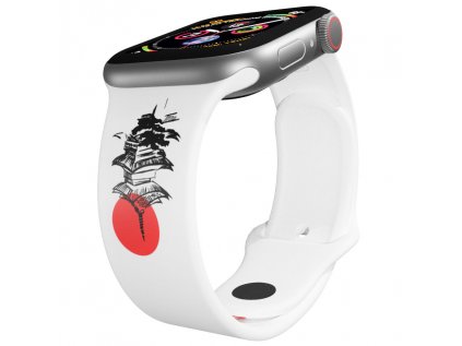 Apple watch řemínek Japonsko bílý