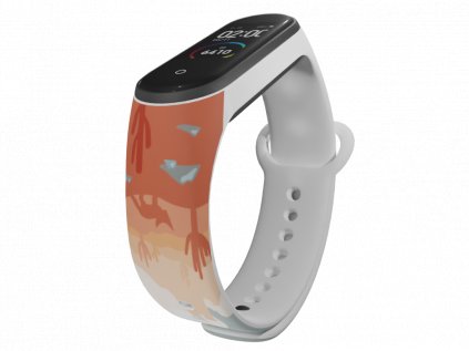 Náhradní náramek Mi band 3/4/5/6/7 Africká poušť na horáchNáhradní náramek Mi band 3/4/5/6 Africká poušť na horách bílý