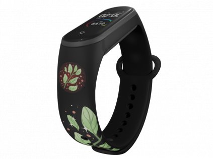 Náhradní náramek Mi band 3/4/5/6 Země černý