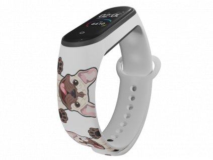 Náhradní náramek Mi band 3/4/5/6/7 BuldokNáhradní náramek Mi band 3/4/5/6 Buldok bílý