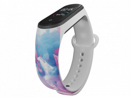 Náhradní náramek Mi band 3/4/5/6 Kouř bílý