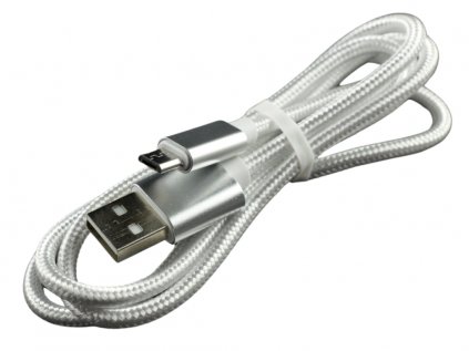 Pletený kabel 1m USB na MICRO-USB