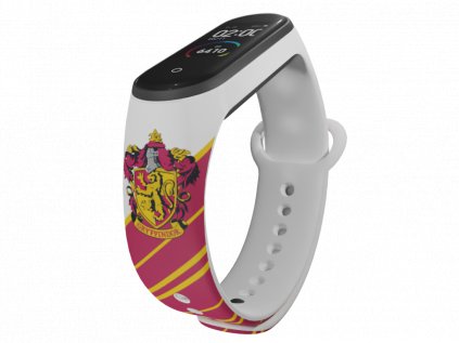 Náhradní náramek Mi band 3/4/5/6 Harry Potter - Nebelvír kravata bílý