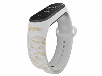 Náhradní náramek Mi band 3/4/5/6 Harry Potter - Zlatonky bílý