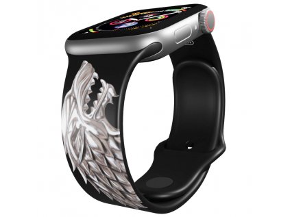 Apple watch řemínek GOT 3 - Rod StarkůApple watch Apple watch řemínek GOT 3 - Rod Starků GOT 3 - Rod Starků černý