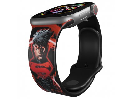 Apple watch řemínek Superman - Old-school černý