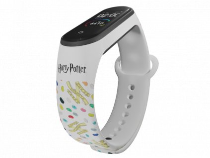 Náhradní náramek Mi band 3/4/5/6 Harry Potter - BERTÍKOVY FAZOLKY bílý