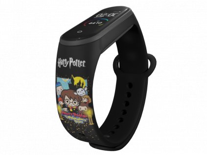 Náhradní náramek Mi band 3/4/5/6 Harry Potter - KÁMEN MUDRCŮ černý