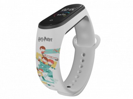 Náhradní náramek Mi band 3/4/5/6 Harry Potter a relikvie smrti bílý
