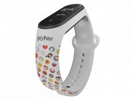 Náhradní náramek Mi band 3/4/5/6 Harry Potter - Kreslené postavy 2 bílý